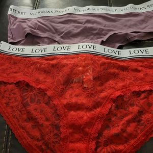 Nwt 2 pr Victoria's secret panties size xl new